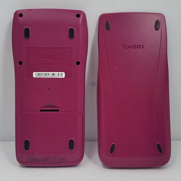 Casio fx-9750GII Graphing Calculator Pink With Cover- Tested Works - Picture 2 of 8